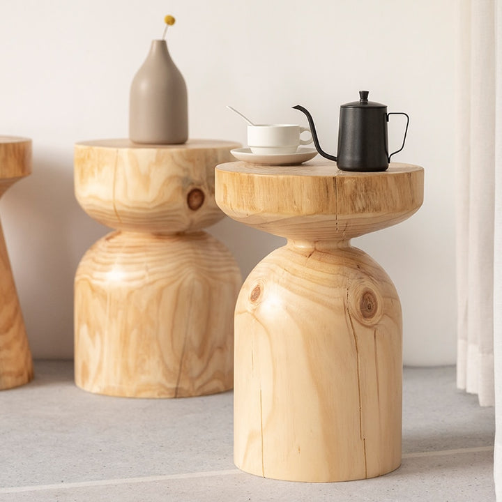 Skandi wooden stool