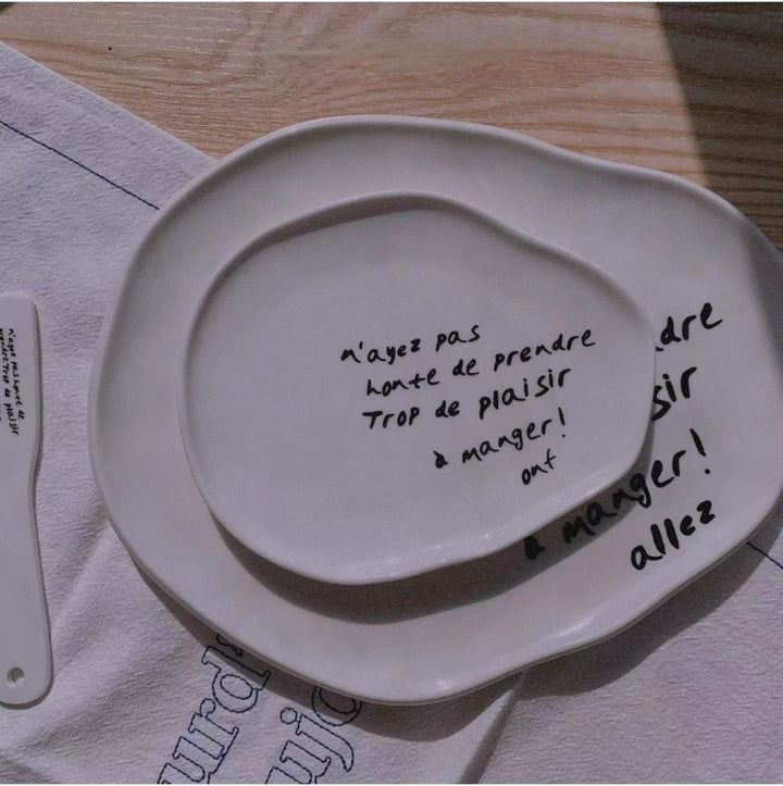 Irregular French Plate Set