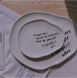 Irregular French Plate Set