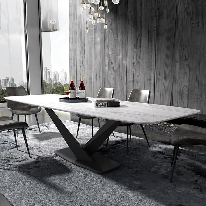 Iron dining table